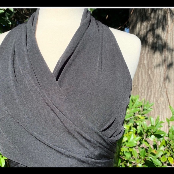 CALVIN KLEIN SZ 8 BLACK DRESS - Picture 3 of 5